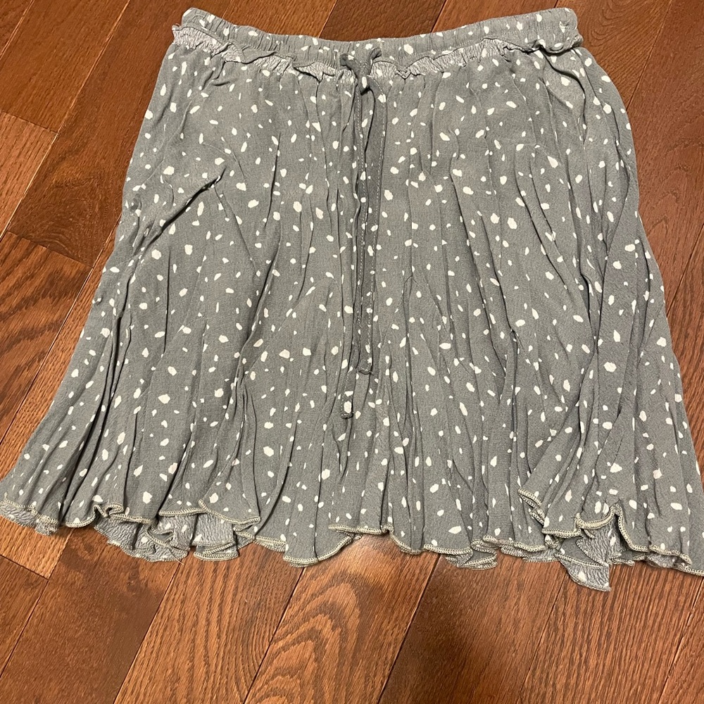 skirt/skort adjustable tie float mini skirt